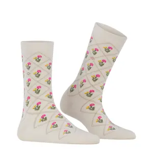 Meias femininas Burlington Flower image-1