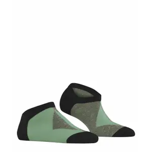 Niedrige Socken Frau Burlington Graphic Rhomb image-0