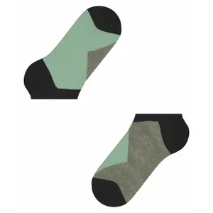 Niedrige Socken Frau Burlington Graphic Rhomb image-2
