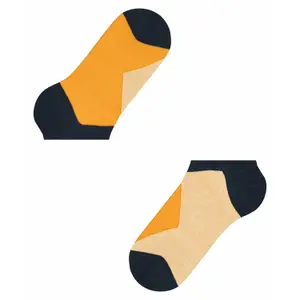 Niedrige Socken Frau Burlington Graphic Rhomb image-0