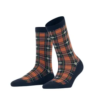 Meias femininas Burlington X-Mas Tartan image-2