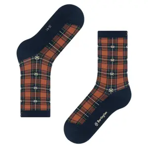 Meias femininas Burlington X-Mas Tartan image-0