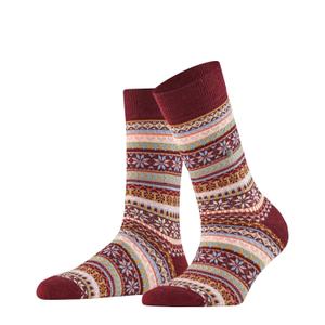 27179-8435-chaussettes-femme-burlington-fair-isle-delight-rouge-36-41