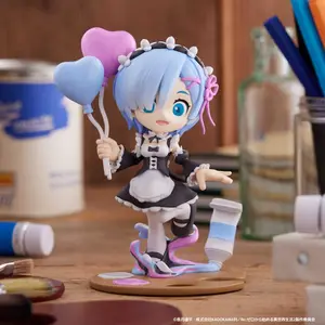 Collectible figurine Bushiroad ReZero Starting Life in Another World PalVerse Rem image-1