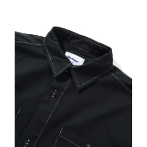 Camicia con cuciture a contrasto Butter Goods image-1