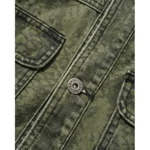 Giacca di jeans in denim Butter Goods Garage image-3