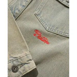 Giacca di jeans in denim Butter Goods Garage image-2