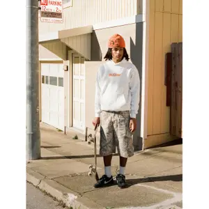 Sweatshirt med hætte Butter Goods Smashed Logo image-1