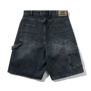 Pantaloncini da carpentiere in denim Butter Goods image-1