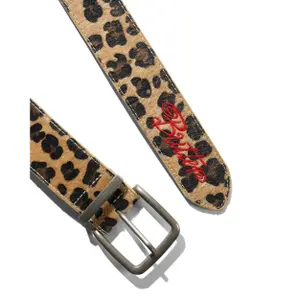 Leather belt made from animal skin Butter Goods image-2