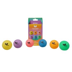 Tischtennisball Butterfly Coloured (x6) image-2