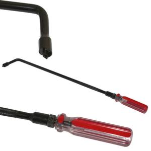 Cacciavite per la regolazione della vite del carburatore, testa piegata Buzzetti 110 image-0