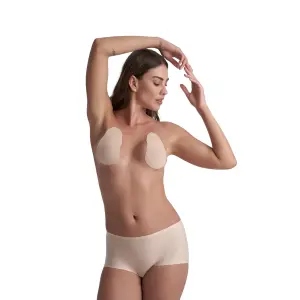 Satin Nipple Covers with Support Pads for Women Bye Bra image-0