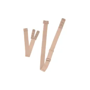 Low-back suspenders with 2 hooks for women Bye Bra (x3) image-0