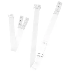 Low-back suspenders with 2 hooks for women Bye Bra (x3) image-2