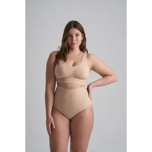 Women's high-waisted panties Bye Bra Soft Touch Seamless image-1