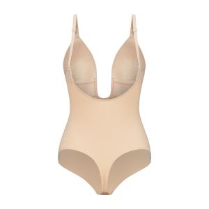 Kobiece body modelujące z dekoltem w kształcie V Bye Bra image-2