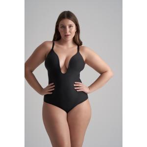 Kobiece body modelujące z dekoltem w kształcie V Bye Bra image-3