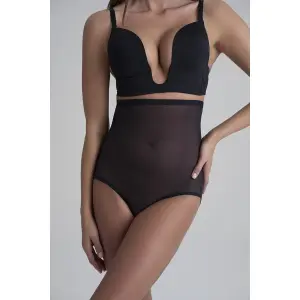 Sheer shaping shorts for women Bye Bra High Waist image-1