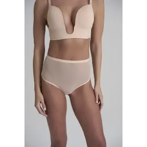 Modelujące figi z tiulu damskie Bye Bra Mid Waist image-2