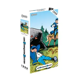 1000-piece puzzle C-Puzzle Les Tuniques Bleues image-0