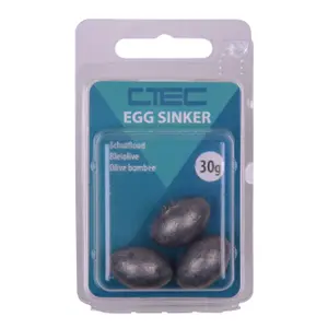 Lead C-Tec Egg Sinkers 10 g (x4) image-0