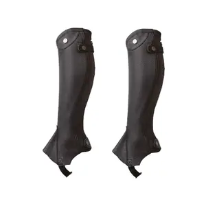 Leather mini-chaps T de T Schubert image-1