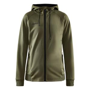 c1909133-669000-sweatshirt-a-capuche-femme-craft-adv-unify-fz-vert-kaki