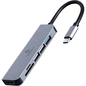 USB-C 3.0 na HDMI adaptér, 3 USB-A, USB-C a SD/MicroSD Cablexpert