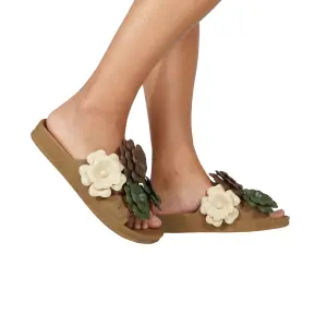 Women's slides Cacatoès Camelia image-2