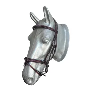Bridons pour cheval muserolle combinée avec noseband amovible Cavaletti Soft image-0