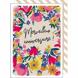 Doppelte Karte Cake And Crayons Anniversaire image-0