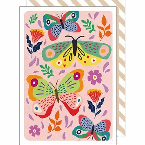 Carte double Cake And Crayons Sans Texte image-0