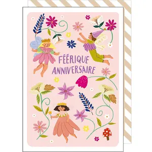 Carta doppia Cake And Crayons Anniversaire image-0