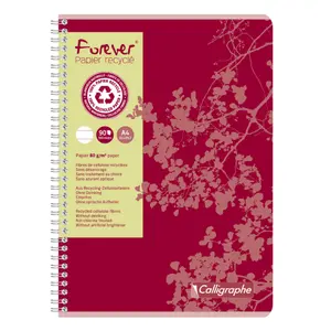 Heft integral gebunden a4 180 Seiten liniert Calligraphe Forever image-1