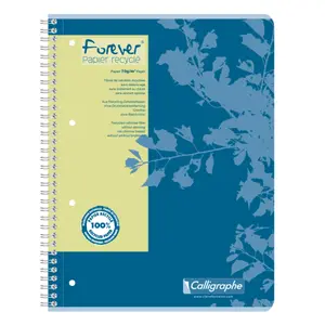 A4+ notitieboek met 160 pagina's gelijnd met marge Calligraphe Forever image-0