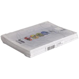 96-siders quiltet praktisk notesbog, store firkanter, ensfarvet Calligraphe 8000 Polypro