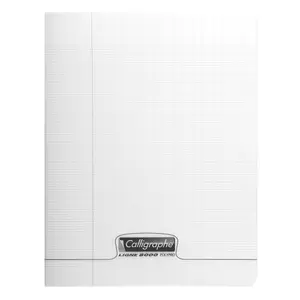 192 pagina's doorgestikt notitieboek, grote vierkanten Calligraphe 8000 Polypro image-0