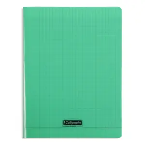 Cahier piqué A4 192 pages grands carreaux Calligraphe 8000 Polypro image-0