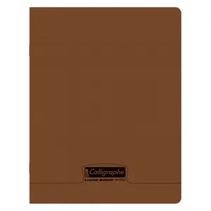 Cahier piqué 96 pages grands carreaux Calligraphe 8000 Polypro image-0