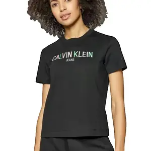 Színes logós női póló Calvin Klein image-1