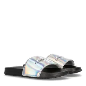 Iridescent pool slippers kid Calvin Klein image-0
