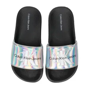 Iridescent pool slippers kid Calvin Klein image-1