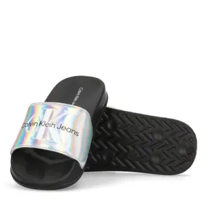 Iridescent pool slippers kid Calvin Klein image-2