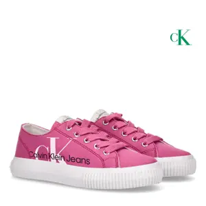 Low lace-up sneakers for girls Calvin Klein image-0
