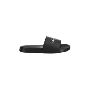 Children's slides Calvin Klein Logo Print black image-0