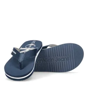 Children's logo printed flip-flops Calvin Klein image-2