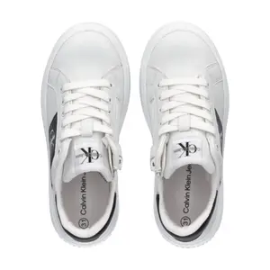 Low top sneakers Calvin Klein white/black image-2