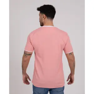 Contrast Ribbed T-shirt Camberabero image-1