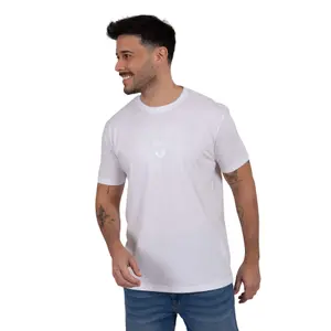 T-shirt med ton-i-ton tryck Camberabero